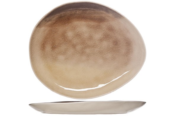 YINDI ASSIETTE DESSERT OVALE 16.5X20CM main product photo