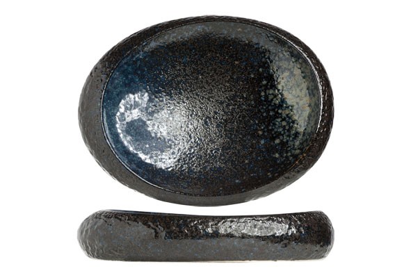 BLACK YORU COUPELLE OVALE 32X24XH6CM 69CL main product photo