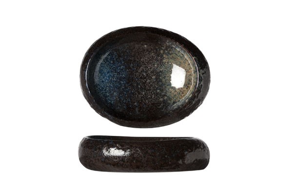 BLACK YORU COUPELLE OVALE 19X15XH5CM 21CL main product photo
