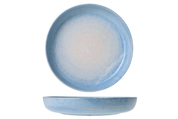 DESTINO L.BLUE DEEP PLATE D21.5XH3.5CM main product photo