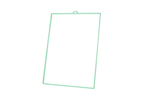 SPIEGEL BADKAMER 26X17.8CM GROEN main product photo