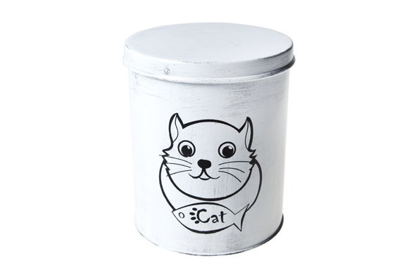 BOITE DE NOURRITURE P.CHAT D15.5XH18CM RONDE main product photo
