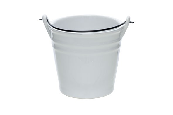 BUCKET WHITE MINI BUCKET D10.3XH9.7CM 40 main product photo