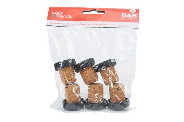 BOTTLESTOPPER BLACK D1.95 D2.9 H2.9CM S6 main product photo