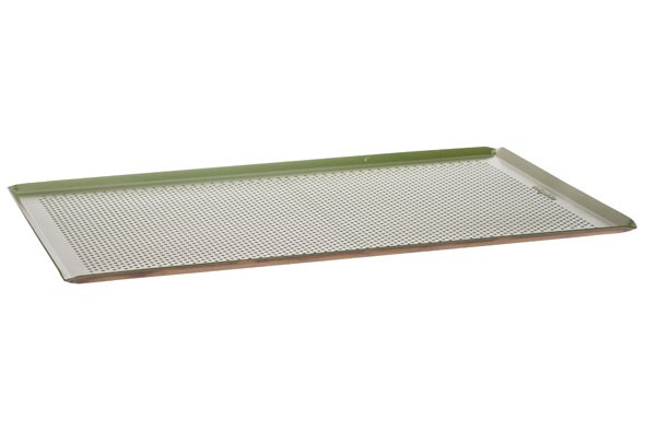 CT PROF SHEET PAN GN1-1 BLACK NON-STICKPERFORATED 32.5X53 H2MM COATED main product photo