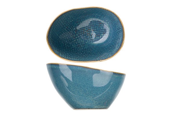 AICHA BLUE KOMMETJE 10X7XH4.5-5,7CM OVAAL main product photo