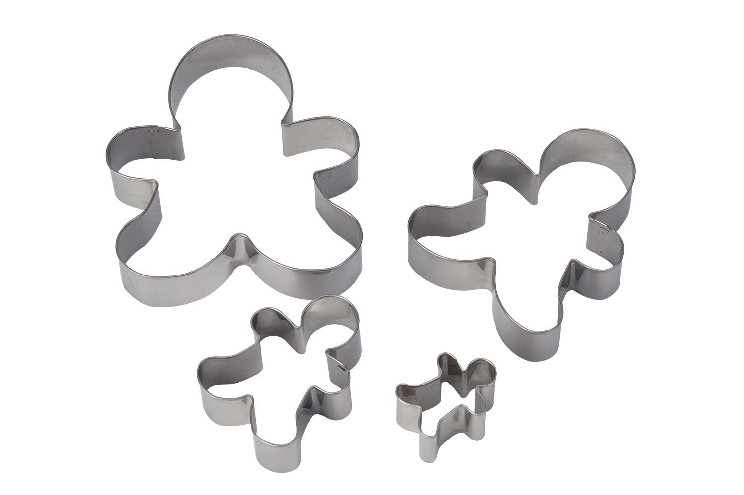 AUSSTECHFORM GINGERBREAD MAN SET4L3.7-10.8CM H2.5CM main product photo