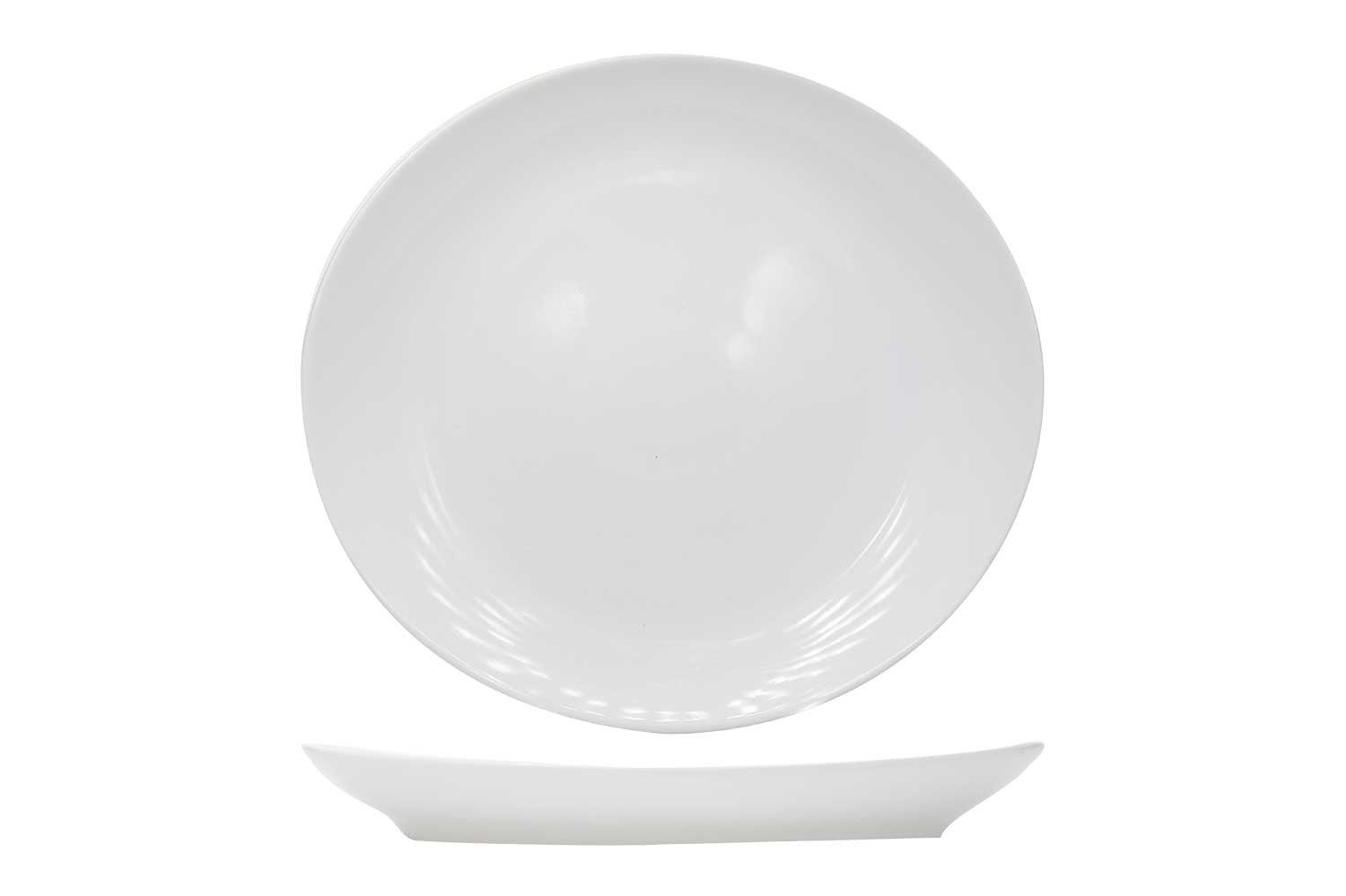 ASSIETTE A STEAK/POISSON 30.5 CM BL ANC main product photo