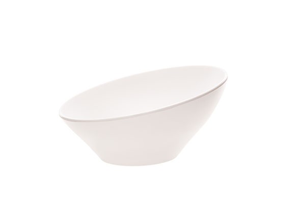 ANTHONY UNBREAKABLE SALATSCHUSSEL WEISS19X19XH9,5-5.5CM MELAMIN MATT main product photo