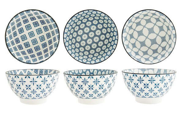 DAMITA BOWL D13,3XH7,5CM ROND 3 ASS MAT FINISHING main product photo