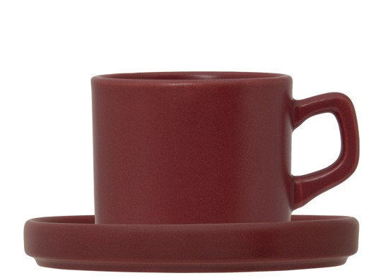 TOWER RASPBERRY RED TASSE UND UNTERTASSETASSE D7.5XH6.7CM - UNTERTASSE D14CM main product photo