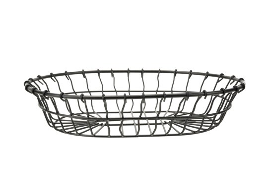 VIGGO PANIER A FRUITS NOIR 28X20XH6CM OV ALE METAL main product photo