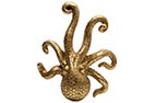 ORNAMENT OCTOPUS BRASS 19X7XH23CM ANDERE  POLYRESIN