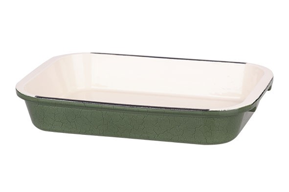 CASTARD OVENSCHOTEL GLANSGROEN 35,5X23 ,5XH6CM GIETIJZER main product photo