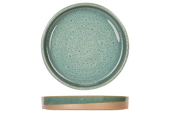 BASALT OCEAN GREEN ASSIETTE D15CM DESIGN BY CHARLOTTE main product photo