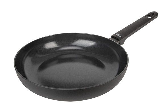 FULL BLACK WOK NOIR D28XH7,8CM ALUMINIUM TOUS FEUX main product photo
