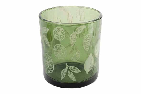 BOUGEOIR GRAPEFRUIT VERT D7XH8CM VERRE main product photo