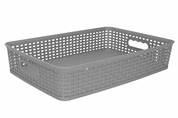 HOZON OPBERGMAND GRIJS 7,5L 40X26,5XH8CM main product photo