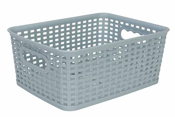 HOZON AUFBEWAHRKORB PASTLLBLAU 4,5L 24,5X18,5XH10CM RECHTECK main product photo