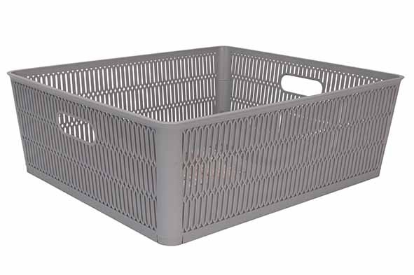 HOZON OPBERGMAND GRIJS 12L STAPELBAAR & NESTBAAR 38.1X33XH12.7CM main product photo