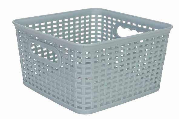 HOZON OPBERGMAND PASTELBLAUW 4,5L 21,5X2 1,5XH11,8CM VIERKANT main product photo