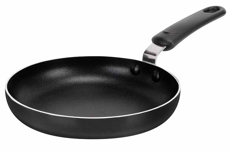 POELE GOURMET NOIR D15CM ALUMINIUM main product photo