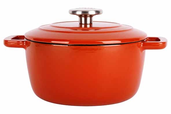 FONTESTIC FAITOUT ROUILLE D20XH10,5CM 2,7L FONTE AVEC COUVERCLE main product photo