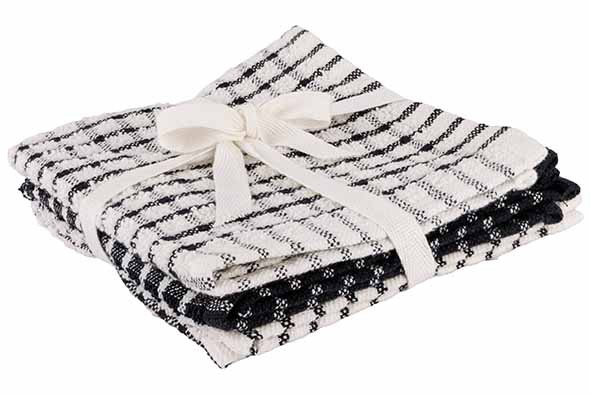 STOFF ABWASTUCH BLACK CHAMBRAY SET330X30CM main product photo