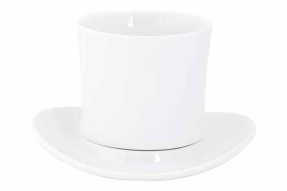 CHAPEAU TASSE ET SOUS-TASSE 23CL 13,7X12,9XH8,5CM main product photo