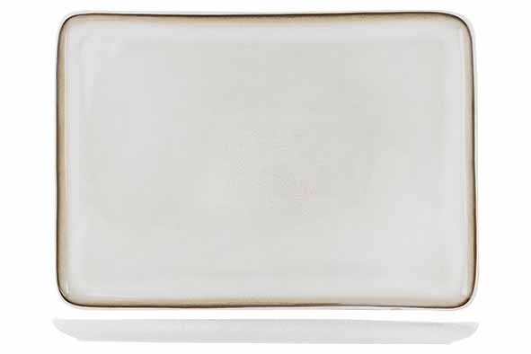 LILY WHITE RECHTECKIGE TELLER 36X25CM main product photo