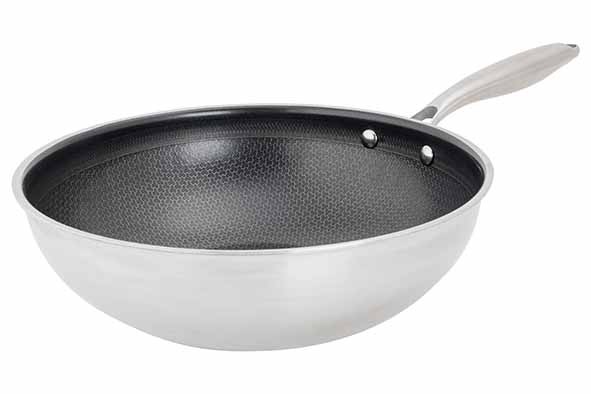 HEXAPRO WOK D28XH9CM NON-STICK - ALLE VUREN INCL. INDUCTIE main product photo