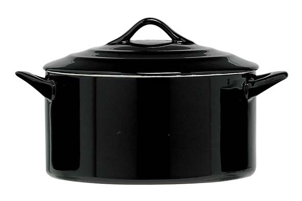 BLACK OVENSCHOTEL MET DEKSEL 1L D17XH8CM ROND main product photo
