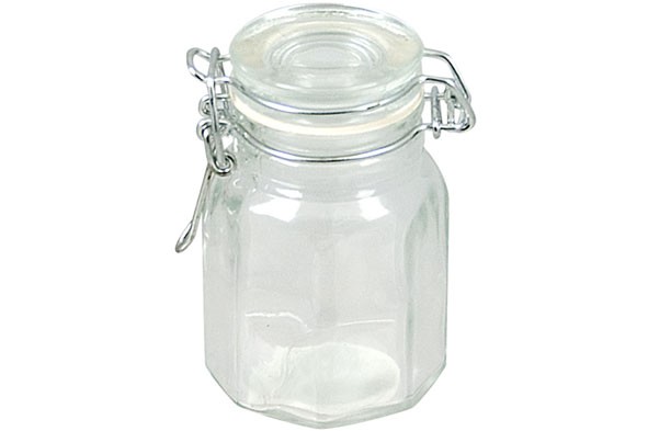 JAR GLASS OCTO D4,5XH8CM - 100ML main product photo