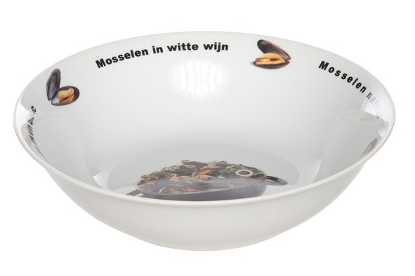 SALADIER D23XH6,5CM DECO.MOULES DECO MOULES+ TEXTES main product photo