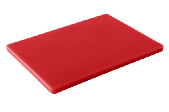 CT PROF PLANCHE A COUPER GN1/1ROUGE 53X 32,5XH1,5CM POUR VIANDE CRUE main product photo