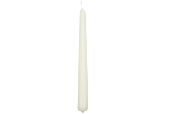 BOUGIE POINTUE SET50 BLANC H240XD22MM